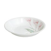 코렐 백합 습사라 찬기 소 17cm 1P 도자기 꽃 접시, 셀몰 본상품선택