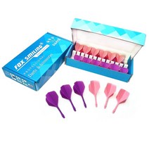폭스 스마일 다트 항공편 샤프트 12PCS 통합 및 2BA 스크류 인-원 Accessorie 세트 내구성 안티-가을, 05 Pin Purple 12pcs
