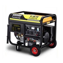 야외 비상 가솔린 발전기 전기 행사용 휘발유 휴대용, 3500W 220V 수동 스타트