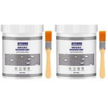 방수접착제 투명 방수 접착제 실란트 벽 누수 방지 페인트 탱크당 6 m2 300g, 01 300g x2pcs, 01 300g x2pcs