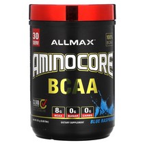 올맥스 아미노코어 BCAA 8G 무설탕 제로카브 블루 라즈베리 0.69lbs 315g, 2병, 312.98g
