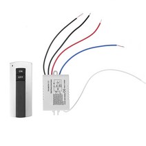 1 채널 ON/OFF 220V 디지털 무선 원격 제어 스위치 라이트 램프, CHINA_one way