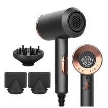 D087B 초강력 항공모터 헤어 드라이기 1800W + 3종 헤드툴, 그레이