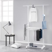 [왕자행거]왕자 네오스페이스(미러클2단 바지걸이), 단품