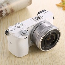 DSLR 카메라 입문용 Sony ilce-a6000l 세트 보급형, 하얀