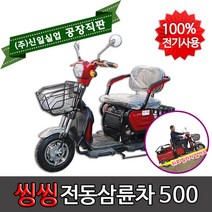 신일실업 전동삼륜차 삼륜오토바이 전기삼륜차 효도선물 씽씽-200, 씽씽-500
