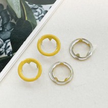 헤세드 NEW) 9.5mm 컬러가시도트 9컬러 (10쌍), 옐로우