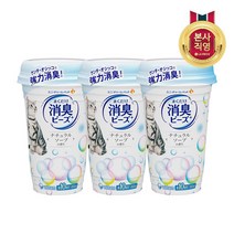 LG유니참 뿌려쓰는 비즈 탈취제(내추럴 솝향) 3개, 단품