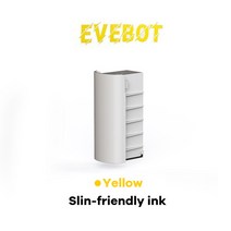 evebot printpen 미니 프린터 문신 점착제 코팅 커피 고정 다채로운 잉크 카트리지 diy 인쇄 소모품 프린터, 잉크만노란색