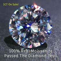 2022 프로모션 새로운 큰 판매 moissanite 돌 1ct 6.5mm color de vvs1 3ex 컷 다이아몬드 도매 돌 느슨한 링 moissanite