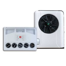 무시동 에어컨 승합차 스타렉스 캠핑카 카라반 화물차, 24V 빨간색 사각형 쉘