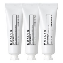 로즐린 핸드 앤 네일 크림 자몽브리즈, 3개, 50ml