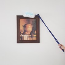 리필형 정전기 청소포 먼지떨이개 롱핸들 일회용 먼지털이 손잡이, 1개