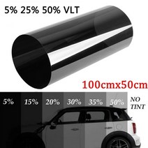 암막시트지 창문 썬팅지 햇빛 차단 자외선차단 창문 시트지5% VLT 빛 전송 차 창 색조 필름 UV 보호자 자동, 01 5 Percent Clear