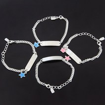 [박씨상방] 명품 아기 포인트 은팔찌 92.5 (왕관별)