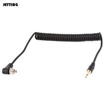 카메라 플래시 액세서리 3.5mm-수 PC 플래시 동기화 케이블 나사 잠금 장치 트리거 스튜디오 라이트용