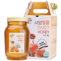 라이브잇 꽃샘 사양벌꿀, 8개, 2.4kg