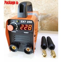 휴대용아크용접기 가정용 미니 인버터 용접기 ZX7-250 220V 휴대용 미니 MMA 전기 스틱 용접기 인버터 아크, 01 A