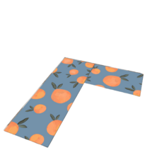 혼멘 오렌지 대형 싱크대발매트 주방 화장실 현관 러그 매트롱 + 숏 세트