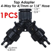 pvc 파이프 규격 KESLA 5-100m 정원 급수 호스 4/7mm PVC 마이크로 관개 물방울 관 스프링클러 1/4 잔디 발코니 온실, 01 4분의 1 ', 14 KSL01-257-1PCS