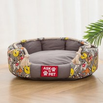 강아지 드라이룸 개를위한 Thicken Dog Kennel 애완 동물 침대 대형 고양이 집 개 강아지 제품 쿠션 매트 L, 05 gray_02 60cm