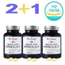 MINI rTG오메가-3 온가족 혈행개선 선물세트 390일분 2+1 하루 한알, 미니rTG오메가쓰리2+1