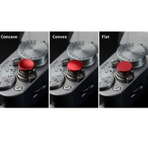 SAENAL 내구성 트리거 카메라 메탈 소프트 셔터 릴리즈 버튼 후지필름 XT30 ii T20 10 XT4 XT3 2 XPRO2 1 Leica M9 Sony RX1RII DFM, 3 red