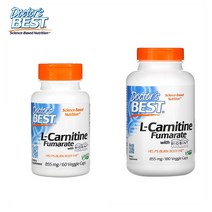 닥터스 베스트 L-카르니틴 푸마르산 엘카르니틴 푸마르산 855mg 60캡슐 180캡슐, 60 베지캡슐