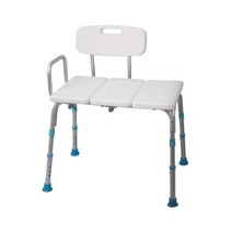 뒤집을 수 있는 등받이가 아쿠아센스 조절식 목욕 및 샤워기 이송 벤치