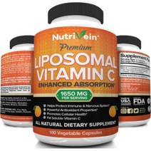뉴트리베인 리포조말 비타민c 리포솜 1650 180정(1팩), 1개