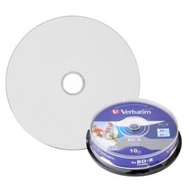 [멜로디공dvd프린터블50p벌크] 버바팀 Verbatim CD-R / DVD-R / RW / DL / 700MB 4.7GB 8.5GB 25GB 50GB 블루레이, BD-R 25GB 프린터블 10p CAKE 6X