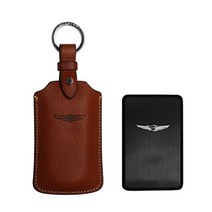 에첼소 [에첼소]제네시스G80 카드키케이스 Genesis G80 Card Key Case, 브라운(Brown)
