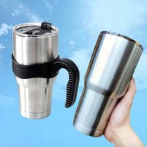 록키마운틴 스타일 대용량 진공 이중 텀블러 900ml, 손잡이형(텀블러+뚜껑=손잡이)