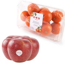 홍매향 엔비사과 세트 각 1kg 총 2kg 발송 (로얄과/실중량), 1개