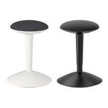 이케아 NILSERIK 닐세리크 스탠딩서포트/높이조절의자/스툴/카페의자, 블랙+블랙_103.499.57