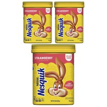 네스퀵 파우더 스트로베리, 266g, 3개, 3개