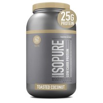 이소퓨어 제로 카브 프로틴 토스티드 코코넛 Isopure Zero Carb Protein Toasted Coconut 1.36kg, 1개, 1