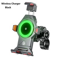 [해외] 2022 풀 알루미 무선충전 핸드폰거치대 직구, 3.With Charger Black