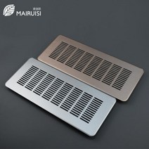 직사각형 환기 그릴 340x140mm 후드 옷장 신발 메쉬 루버 벤트 홈 인테리어 배기구, 02 silver