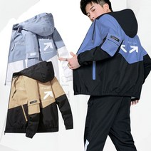 아노락 바람막이 간절기 아우터 후드 집업 방풍 점퍼 작업복 커플 등산복 방수 경량 기모 아우터 패딩