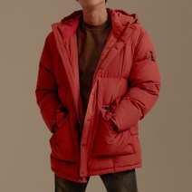 버커루남성 폴리 허리스트링 퀼팅 다운점퍼 B194DW430P
