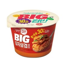 CJ더마켓 탕비실 업소용 식당용 PC방 탑티어 햇반컵반 BIG김치삼겹덮밥 간편식 컵밥 국밥 냉동밥 솥밥 점심 도시락 325G, 37개