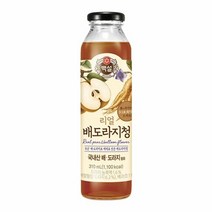 CJ제일제당 풍미 백설 리얼 배도라지청 국내산 진액 배도라지차 별미 홈카페 커피시럽 엑기스 단맛 소스 310ml, 2개