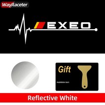 좌석용 반사 비닐 자동차 창 스티커 이비자 큐프라 아로나 Ateca 코르도바 엑세오 레온 미이 타라코 톨레, 05 Exeo_01 1 Piece