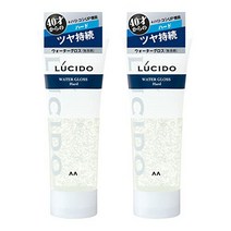 LUCIDO (루시드) 워터글로스 하드 맨즈 스타일링제 세트 185 그램 (x 2) LUCIDO(ルシード) ウォーターグロスハード メンズ スタイリング剤 セット 185グラム (x 2)