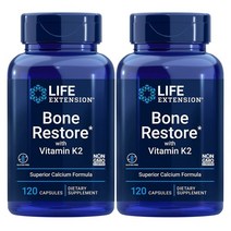 라이프익스텐션 본리스토어 비타민 K2 120 정 X 2병 2병 셋트상품