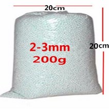 빈백의자 소파 베개 필러 구슬 충전재 스티로폼 공, 2 ~ 3mm 200g
