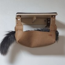 [딱스텝] 고양이 구름다리 캣워커 벽타입스텝 (카펫 스크레쳐 포함), 그레이(꼭 콘크리트벽에 설치), 1개