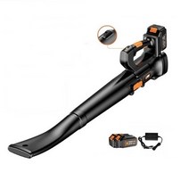 충전식 무선 송풍기 제설기 낙엽 눈치우는기계 고성능 에어 블로워 초강력 바람청소기, 기본배터리2개, 1개