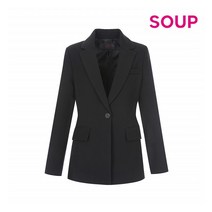 숲 싱글 버튼 블랙 재킷(SW2JKP1)